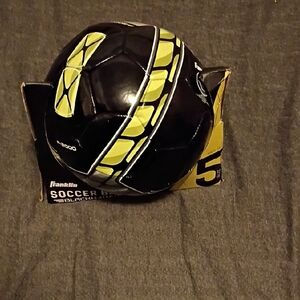 Franklin Men's Black & Yellow Soccer Ball - Size 5